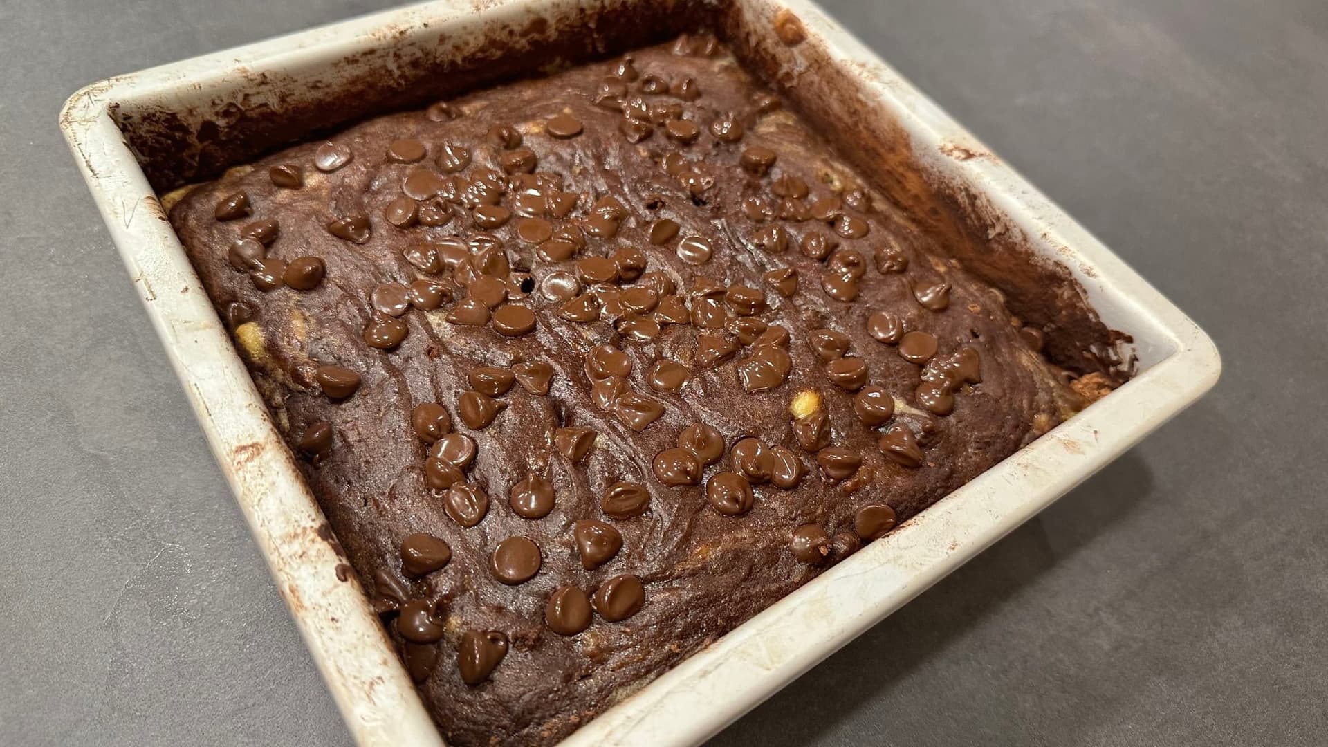 Indulgent Chocolatey Gluten-Free Banana Brownies