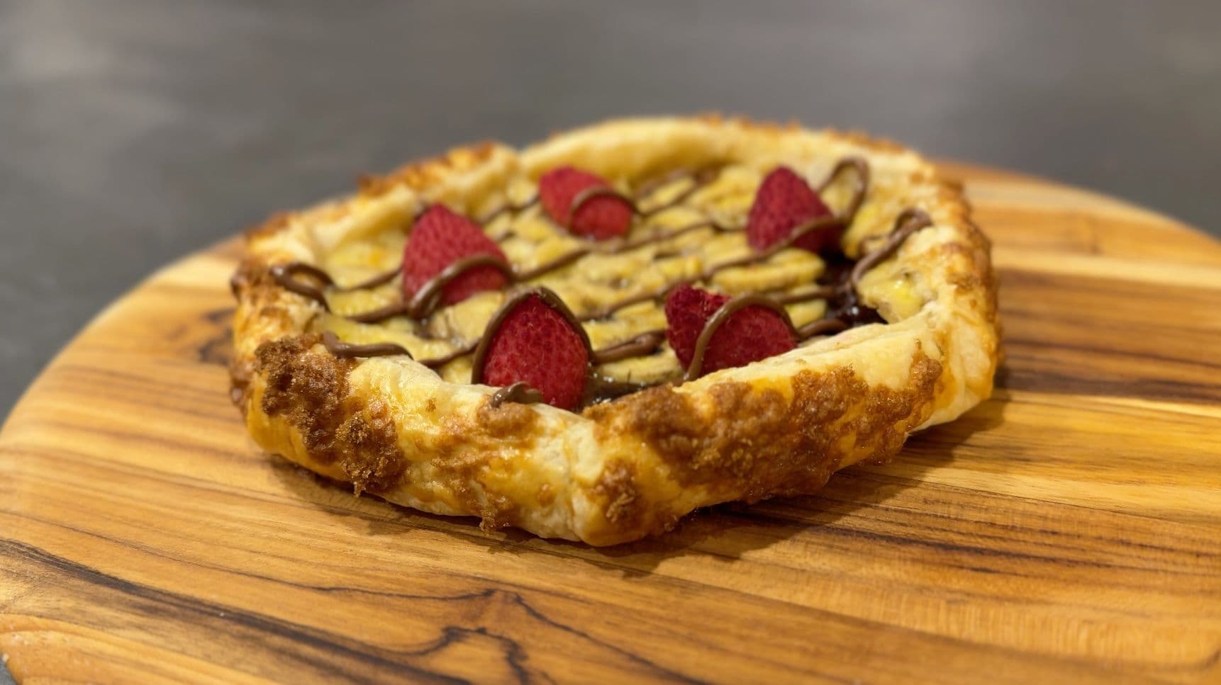 Celebrate Valentine's Day with a Banana Nutella Galette