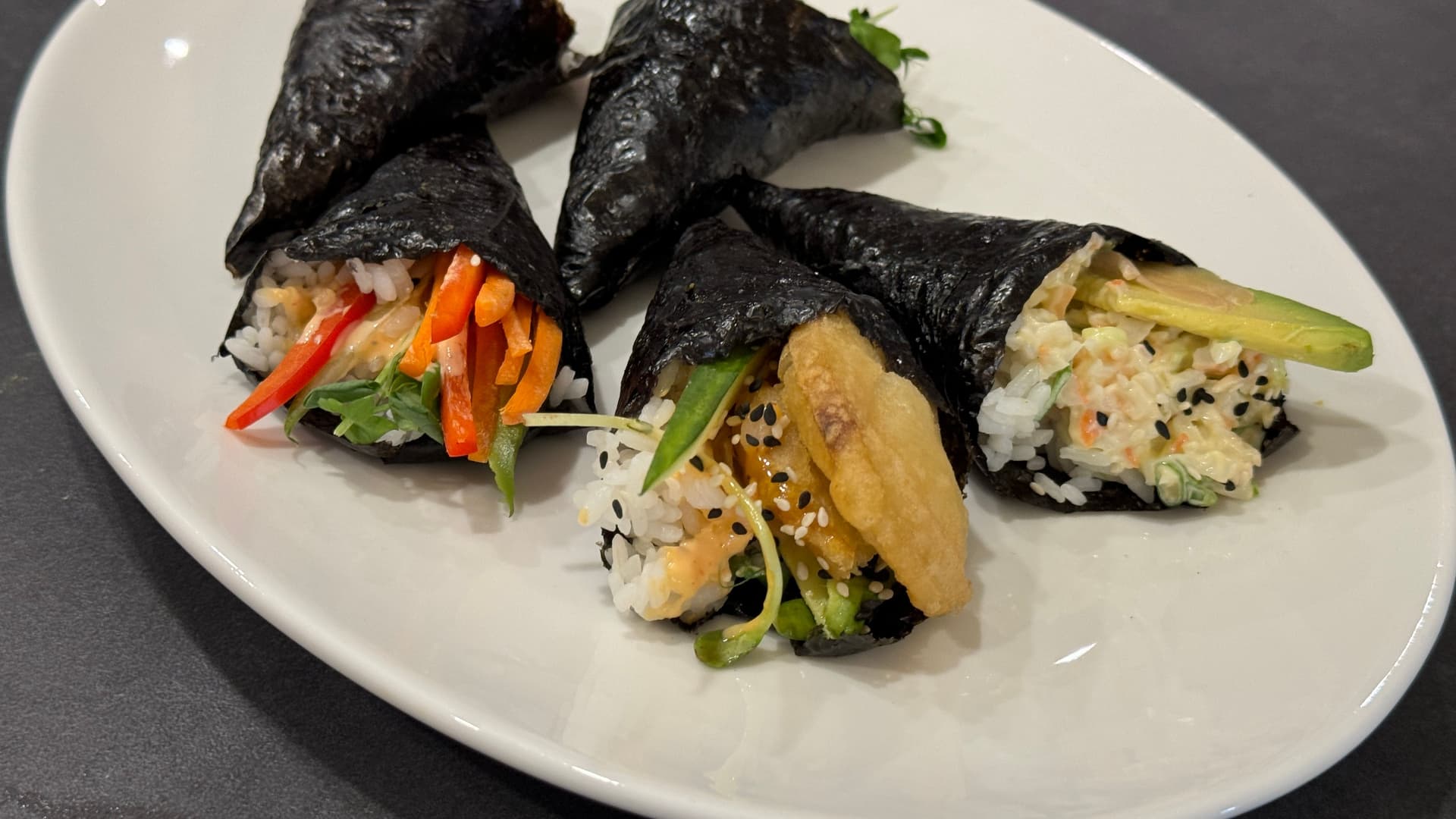 Restaurant-Quality Sushi Cones 5 Ways - Temaki