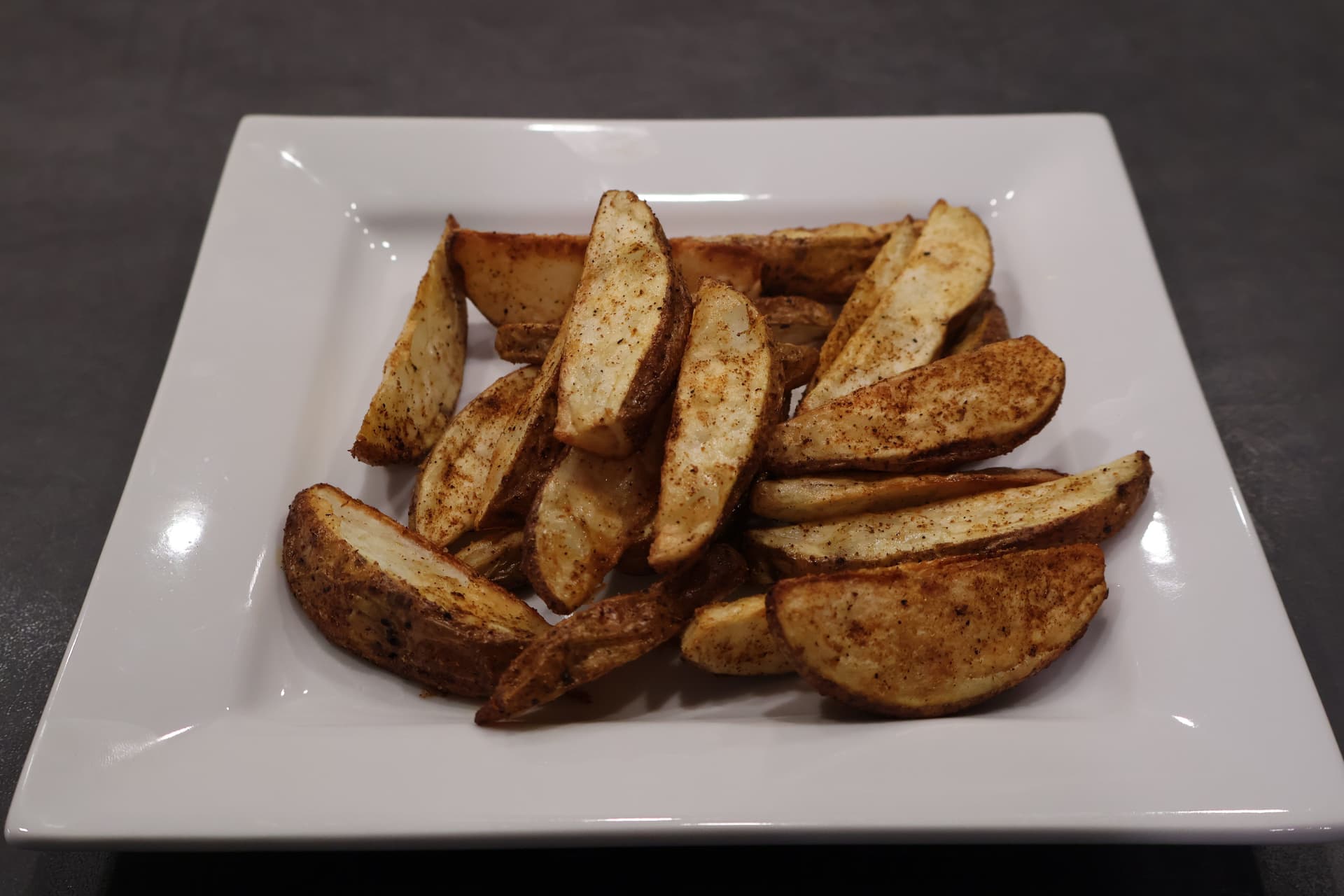 Super Crispy Air Fryer Cajun Potato Wedges